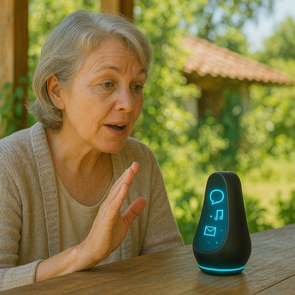 Rōjin voice-first companion device for seniors